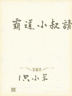 霸道小叔请轻撩