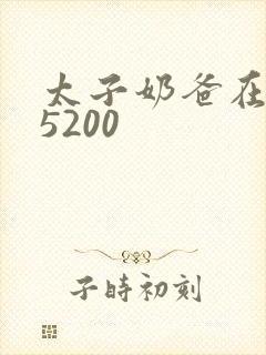 太子奶爸在花都5200