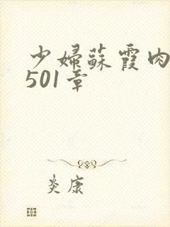 少妇苏霞肉欲第501章