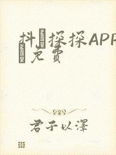 抖抈探探APP汅免费封面
