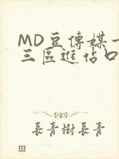 MD豆传媒一二三区进站口