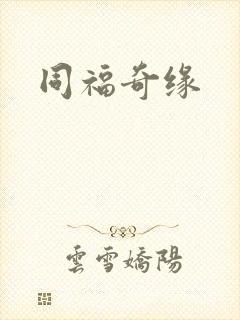 同福奇缘封面