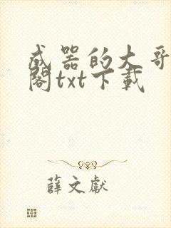 成器的大哥笔趣阁txt下载