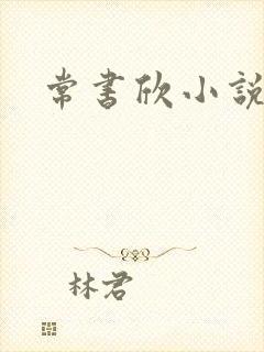 常书欣小说封面