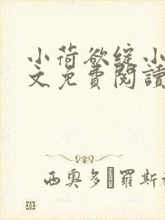 小荷欲绽小说全文免费阅读笔趣阁