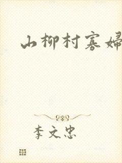山柳村寡妇情史