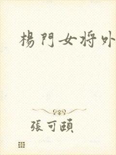 杨门女将外传