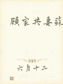 顾家共妻苏念
