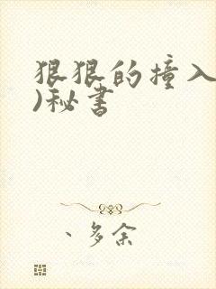 狠狠的撞入(h)秘书