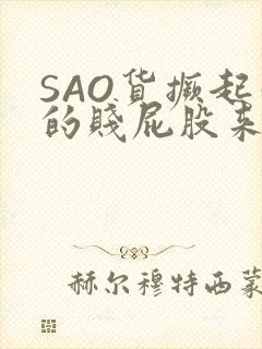 SAO货撅起你的贱屁股来