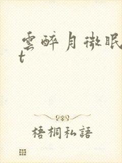 云醉月微眠txt
