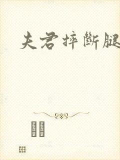 夫君摔断腿后