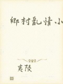乡村乱情小说封面