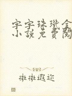 字字珠玑金银花小说免费阅读