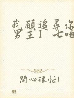 我愿追寻你【双男主】 七吔封面