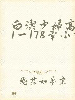 白洁少妇高义第1一178章小说