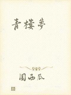 青楼梦封面