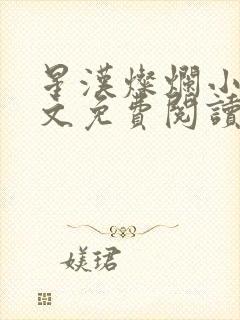 星汉灿烂小说全文免费阅读