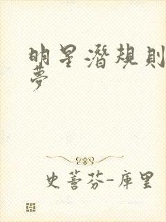 明星潜规则之皇梦