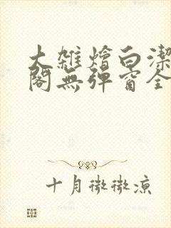 大杂烩白洁笔趣阁无弹窗全本