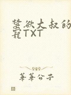 禁欲大叔的心尖宠TXT封面