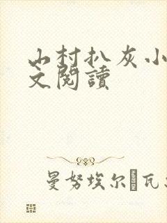 山村扒灰小说全文阅读