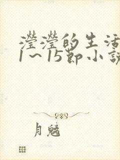 滢滢的生活日记1～15节小说封面