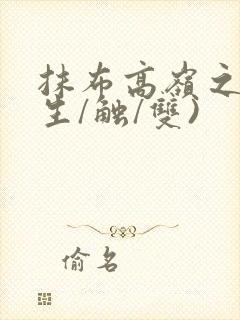 抹布高岭之花(生/触/双)