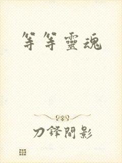 等等灵魂