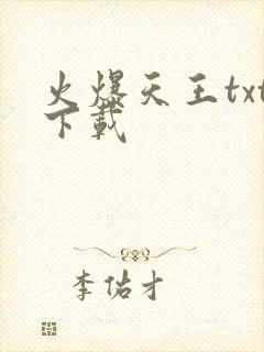 火爆天王txt下载