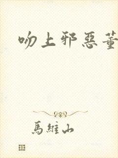 吻上邪恶董事长封面