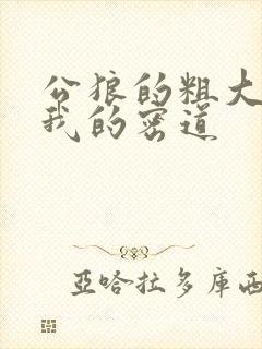 公狼的粗大挺进我的密道