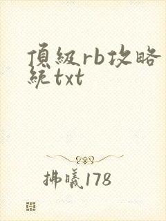顶级rb攻略系统txt