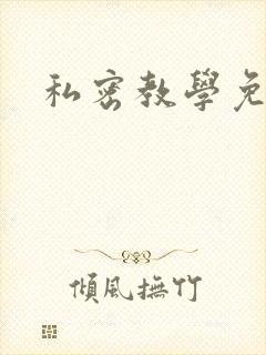 私密教学免费封面