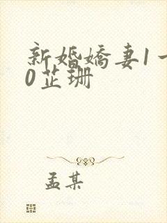 新婚娇妻1一40芷珊