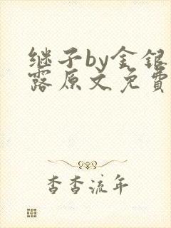继子by金银花露原文免费阅读封面