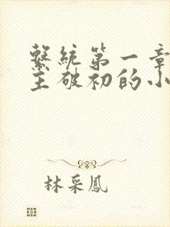 系统第一章给宿主破初的小说