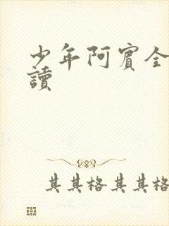 少年阿宾全集阅读
