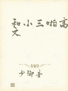 和小三啪高辣h文