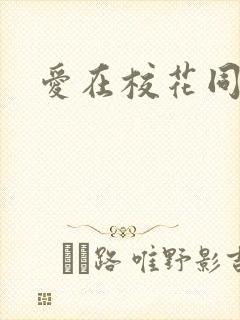 爱在校花同居时封面