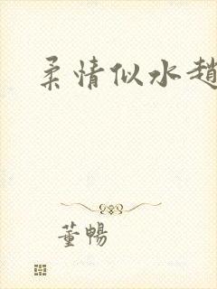 柔情似水赵雅儿
