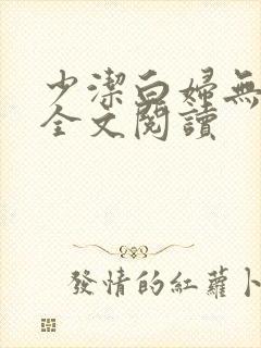 少洁白妇无删减全文阅读
