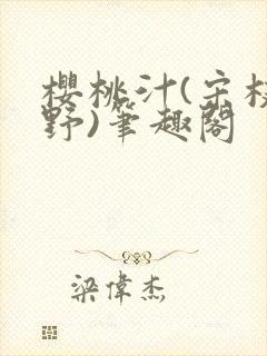 樱桃汁(宋枝江野)笔趣阁封面