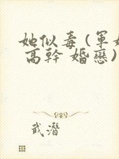 她似毒 (军婚 高干 婚恋)完结
