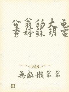 公翁的大龟挺进秀婷苏玥电影封面