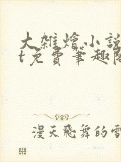 大杂烩小说txt免费笔趣阁
