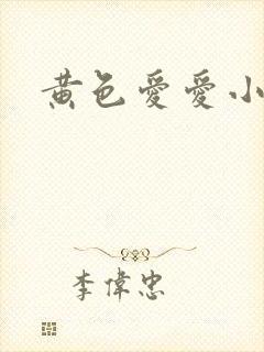 黄色爱爱小说