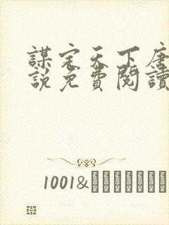 谋定天下唐诚小说免费阅读