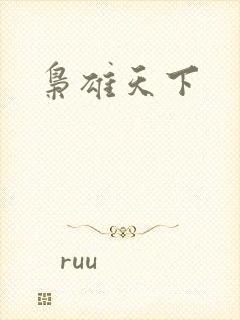枭雄天下封面