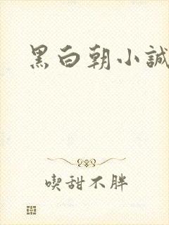 黑白朝小诚